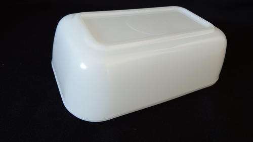 White Arcopa butter dish - made in France - as per photo