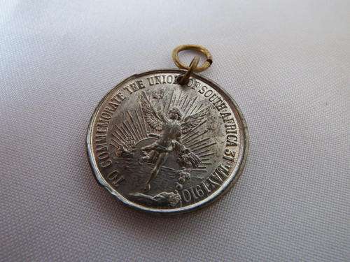 1910 Union of South African commemorative medallion - as per photo