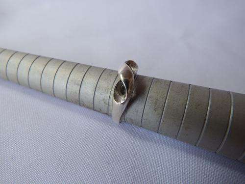 Silver ring - weighs 2,2 grams - as per photo
