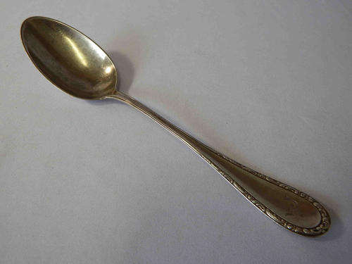 Antique A Kempfe German silver spoon - made in Magdeburg - weighs 54.8 grams - as per photo