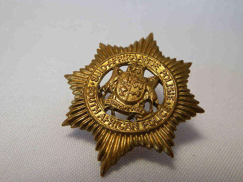 South African Police cap badge - as per photo
