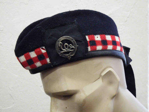 Scottish Glengarry cap with unknown badge - as per photo