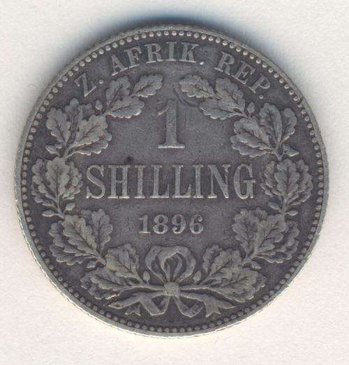 1896 ZAR Kruger shilling - as per photo