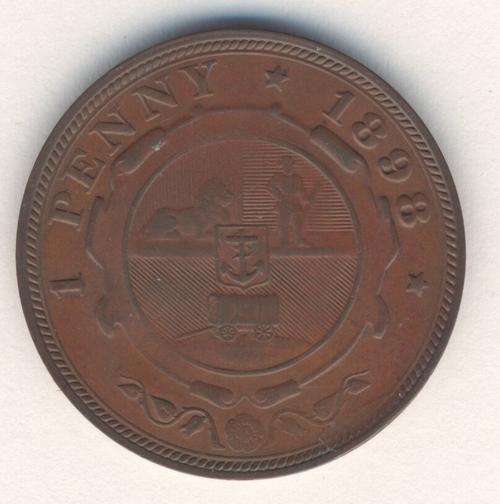 1898 ZAR Kruger Penny AU - as per photo
