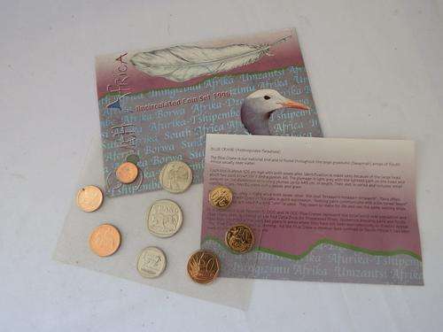 1996 RSA uncirculated coin set @ Crazy R1 start