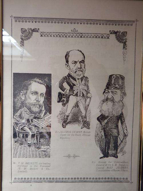 Well known persons from the ZAR 1891 character sketches