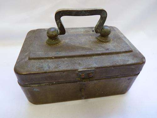 Brass box with removable holders