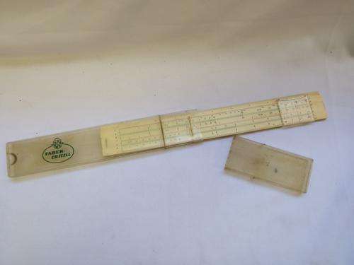 Faber castell slide ruler in plastic casing