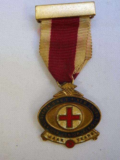 3 Year junior Red Cross medallion