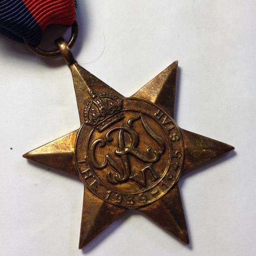 WW2 1939 - 1945 Star issued to C276539 JP Lemmetjies