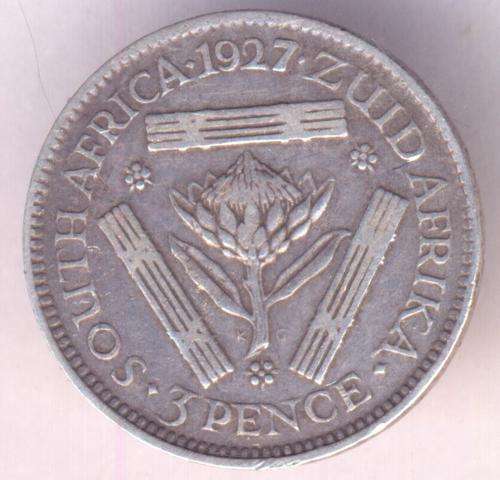 1927 SA Union 3d Tickey