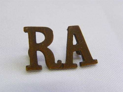 Royal Artillery shoulder title - as per photo