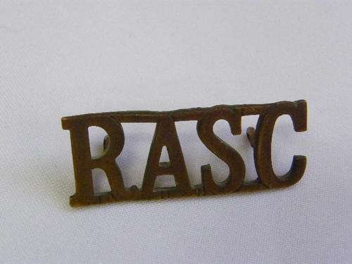 Royal Army Service Corps shoulder title - as per photo