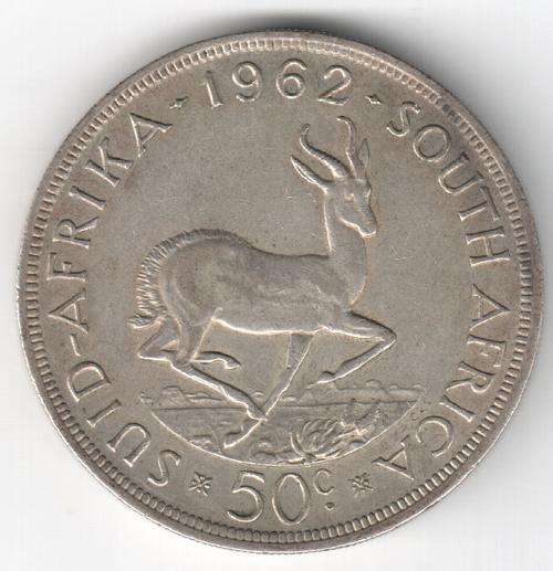 1962 SA Union 5 shilling crown