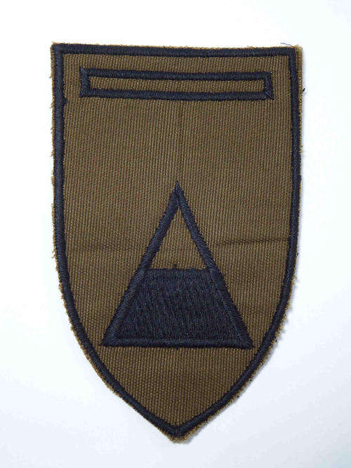 44 para Alpha company cloth shoulder flash - without affiliation bar
