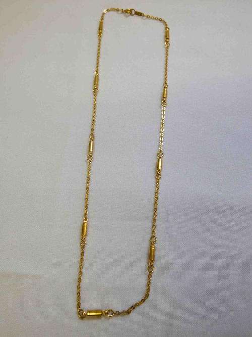 Vintage gold color necklace