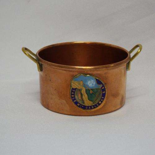 Souvenir Table mountain cableway copper pot
