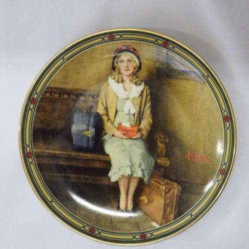 " A young girls dream " by Norman Rockwell 1985 limeted edition plate - number 599F