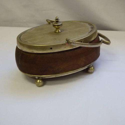 Tobacco dish presented by sons of England Benevolent Society to CTW Mouat in 1887