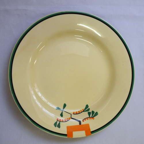 Handpainted Clarice Cliff side plate - Wilkinson Ltd. England