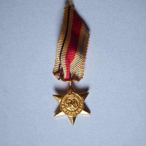 WW2 Africa Star miniature medal