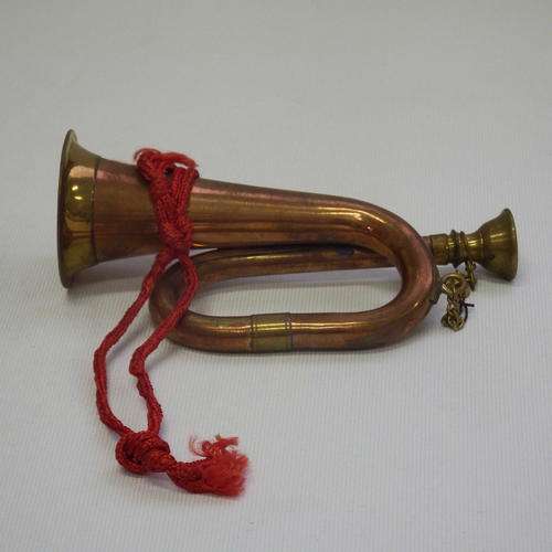 Vintage Copper and brass small hunting bugle