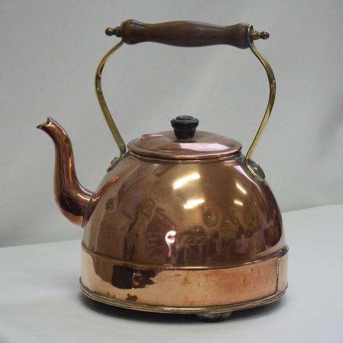 Electric Copper and Brass kettle - made into ornament