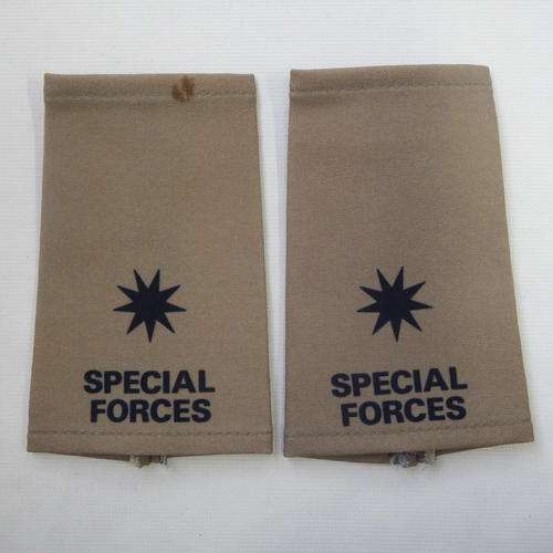 Pair of Transkei Special Forces Second Lieutenant Rank Epaulettes1981-1994 -Printed - Mint condition
