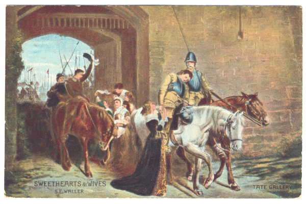Postcard - Sweethearts and Wives (S.E.Waller)