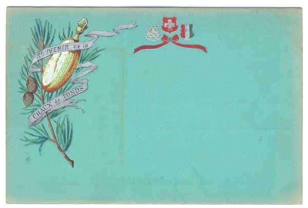 Postcard - Souvenir de la Chaux de Fonds - Unused