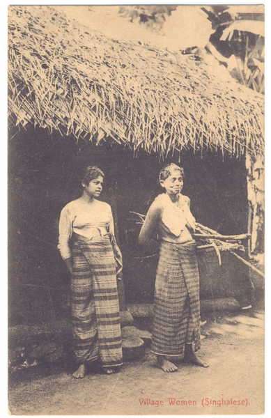 Postcard - Village Woman (Singhalese) - Unused