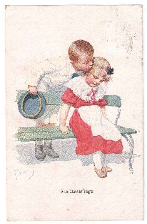 Postcard - Schicksalsfrage - from Recklinghausen - Stamp : 30 Mark, Deutsches Reich