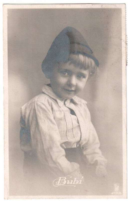 Postcard - Bubi - from Recklinghausen to Hamburg - 24 Jan 1921
