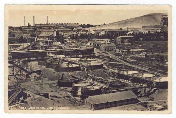 Postcard - Rand Gold Mines, Johannesburg - Unused, not posted