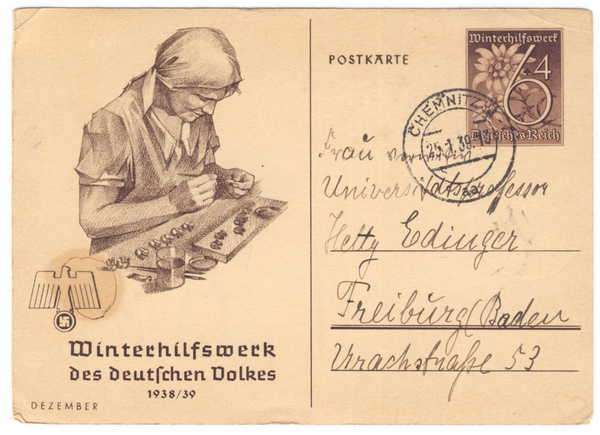 Postcard - Winterhilfswerk des Deutschen Volkes