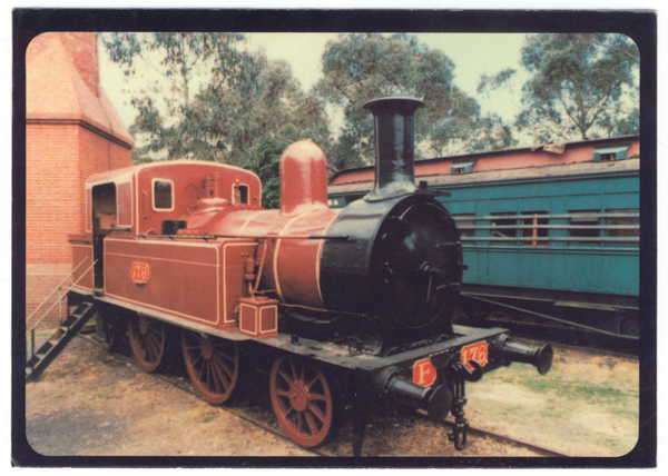 Post Card - Australian Railway picture of train marked `F-176`