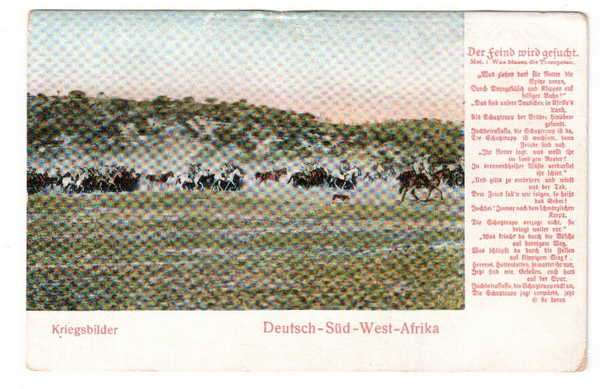 Post Card - `Kriegsbilder` - Deutsch-Sud-West-Afrika - Unused