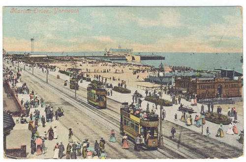 Post Card - Marine Drive, Yarmouth - from Yarmouth to Cape Town