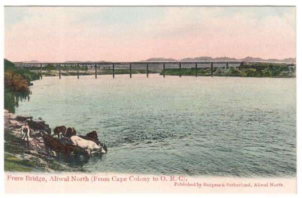 Post Card - Frere Bridge, Aliwal North (From Cape Colony to O.R.C.) - Unused