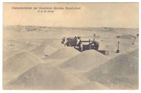 Post Card - Diamantenfelder der Kolonialen Bergbau Gesellschaft - Deutsch SWA
