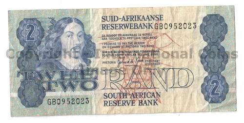Lot of 5 old SA Banknotes