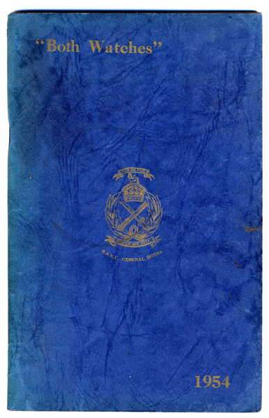 `Both Watches` Book - S.A.N.C. General Botha 1954 and SAS Fleur pamphlet