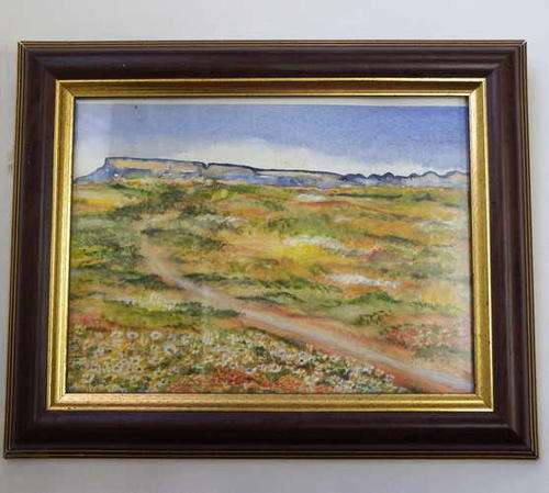 Willie van Zyl watercolour painting - nature scene