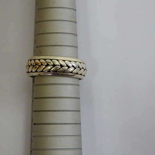 Beautiful Silver ring - Weight: 8.4 g Size : T