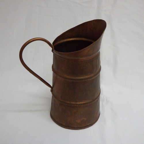Antique handmade copper water jug