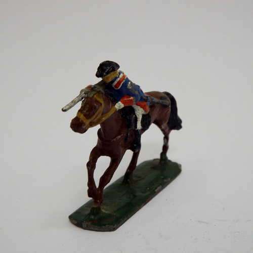 British cavalry man on horse