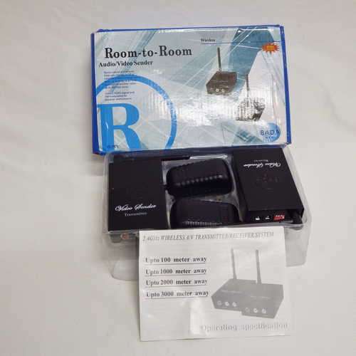 Wireless Room-to-Room Audio / Video Sender in box (new)