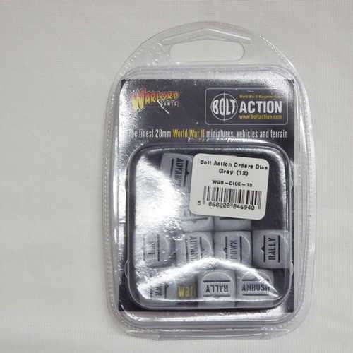 Warlord Games - Bolt Action - WW2 Orders Dice (grey) (New)