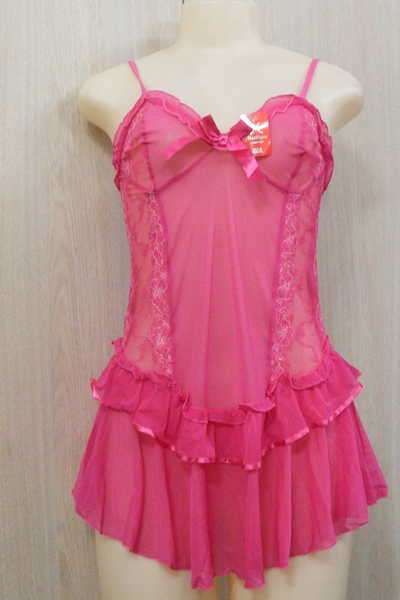 Pink lingerie set - New - Size : S/M