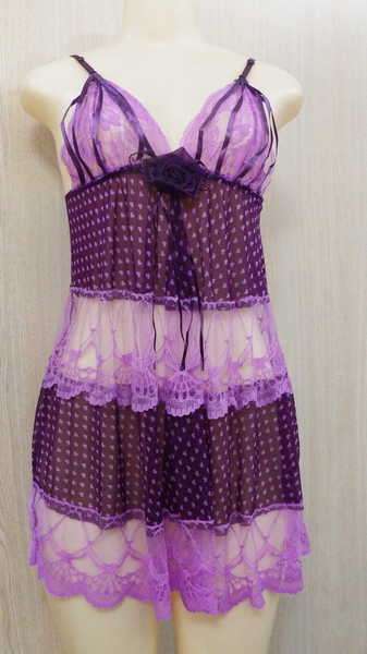 Purple lingerie set